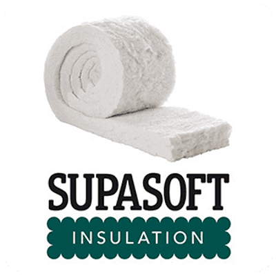 a single roll of thermafleece supasoft recycled plastic bottle insulation with logo
