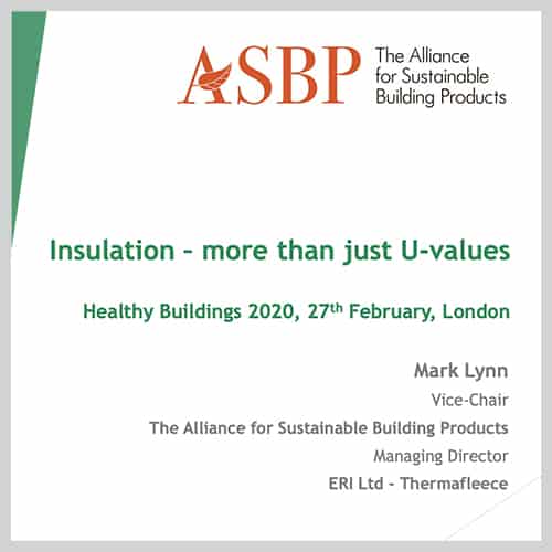 insulation more than just u values?